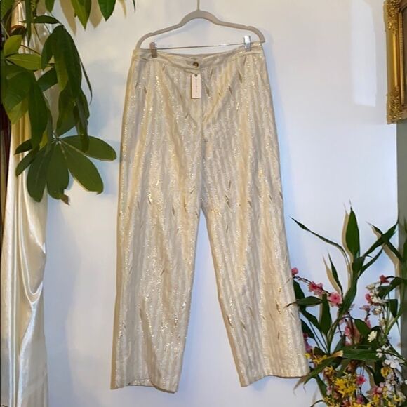 Anthropologie Kelyn Striped Trousers by Porridge - Picture 3 of 3